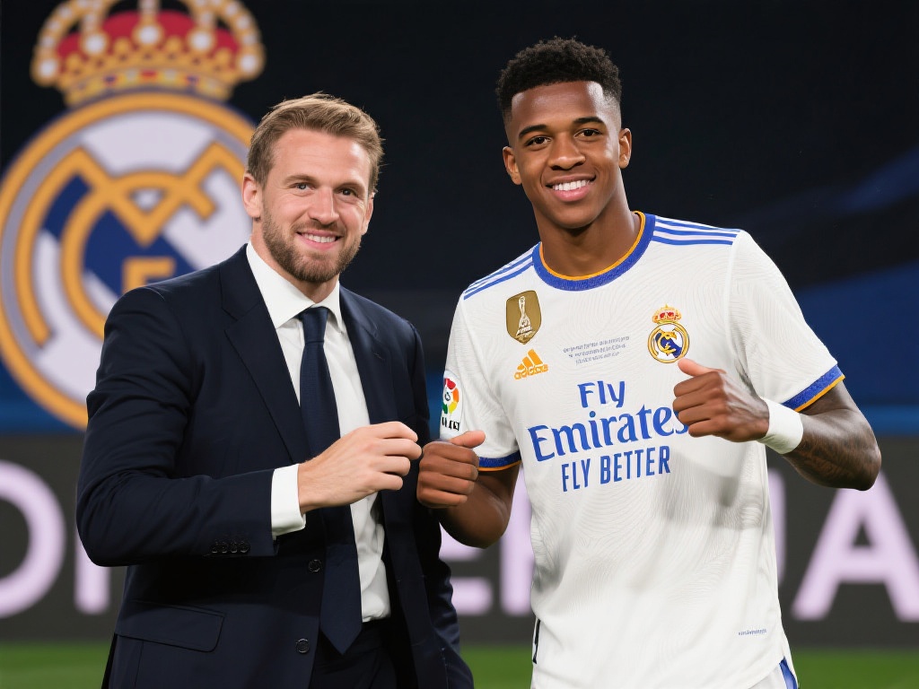 皇家马德里引入新锋线猛将,进攻火力全线提升 近日,皇家马德里完成了一笔振奋人心的签约