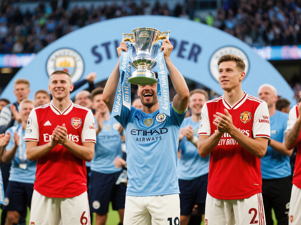 球迷预测英超冠军:曼城遥遥领先,阿森纳与曼联竞争激烈 第一,对比阿森纳和曼联,曼城拥有更为丰富