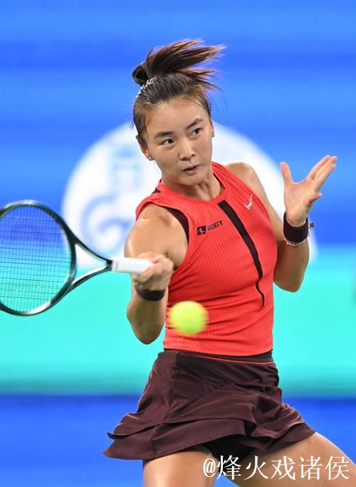 武汉网球公开赛：袁悦双抢七力克对手艰难挺进次轮